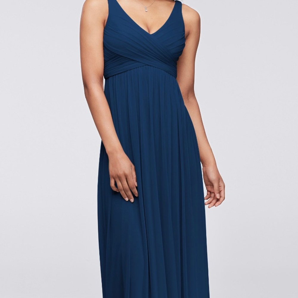 David’s Bridal Marine Bridesmaid Dress size 8
